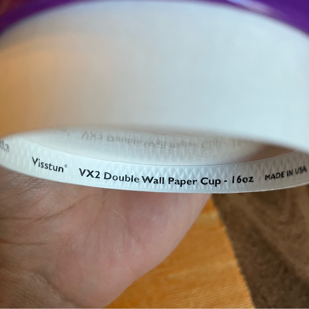 Two Mooby’s purple paper cups from Los Angeles 2020 pop-up - Picture 6 of 6